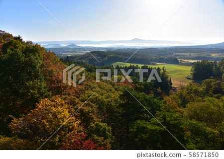 Autumnal scenery from Appi Kogen Autumnal scenery from Appi Kogen 58571850