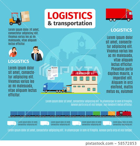 Logistics vector infographic design Logistics vector infographic design 58572853