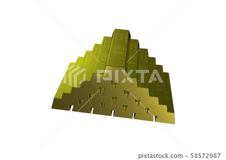 Gold bullion image (jackpot, wealth, rich, etc./transparent material) Gold bullion image (jackpot, wealth, rich, etc./transparent material) 58572987