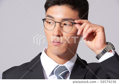 男商務眼鏡 58574236