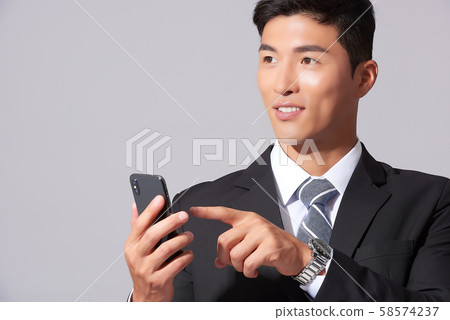 男性商務智能手機 男性商務智能手機 58574237