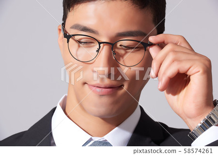 男商務眼鏡 58574261