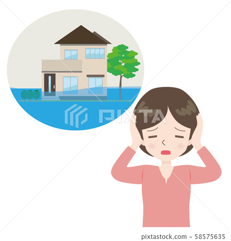 悲哀的女人淹沒了房子 悲哀的女人淹沒了房子 58575635