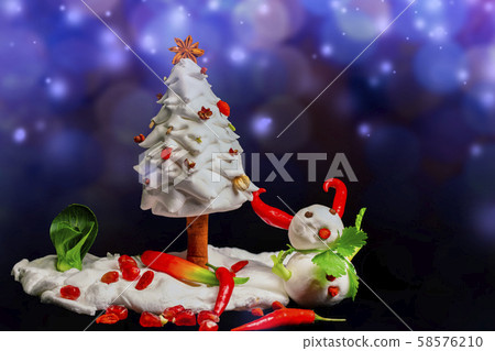 耶誕賀卡,食材,雪人,クリスマスグリーティングカード、食材、雪だるま、 ingredients, 耶誕賀卡,食材,雪人,クリスマスグリーティングカード、食材、雪だるま、 ingredients, 58576210