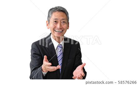 Mature age men with a smile 58576266