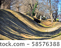 Mito Castle Ruins, empty moat near Sannomaru 58576388
