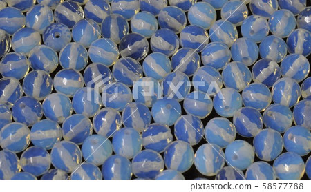 Transparent gems called Moonstone on black background. Transparent gems called Moonstone on black background. 58577788