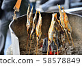 Salt-grilled fish 58578849