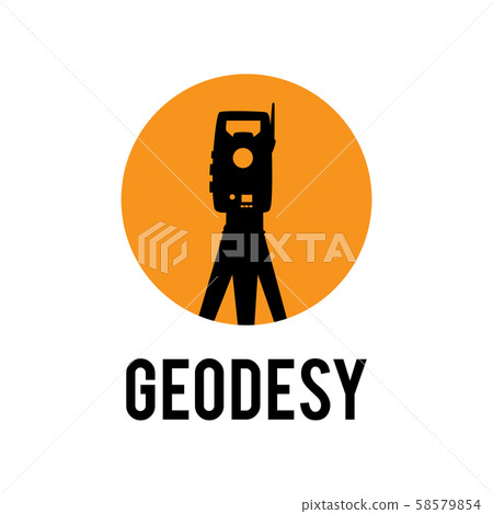 Vector logo of geodesy, design and topography 58579854