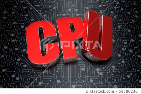 CPU 3D. CPU 3D. 58580236
