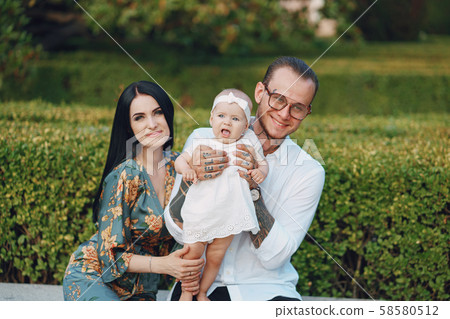 family in a town 58580512