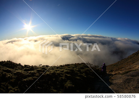 雲海日出 南湖大山 58580876