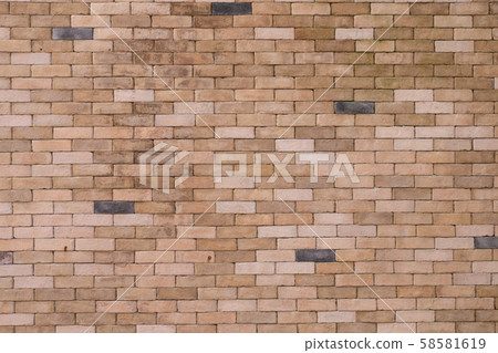 Brick wall or bricks pile stack for building construction industrial exterior design 58581619
