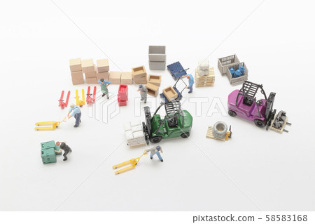 mini Of Figure Worker, Construction And Logistics 58583168