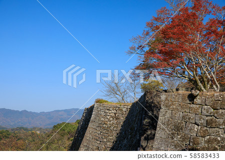 Takeda City Autumn Okajoen Autumn leaves 58583433