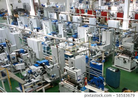 Production shop with special equipment 58583679