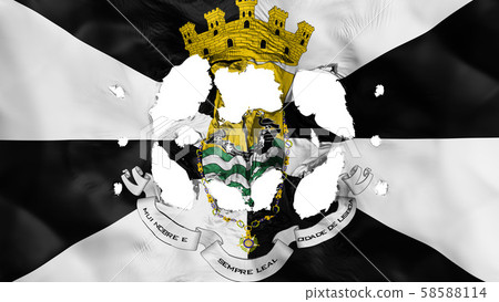Holes in Lisboa flag 58588114