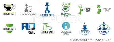 Vector logo lounge cafe, leisure and entertainment 58589752