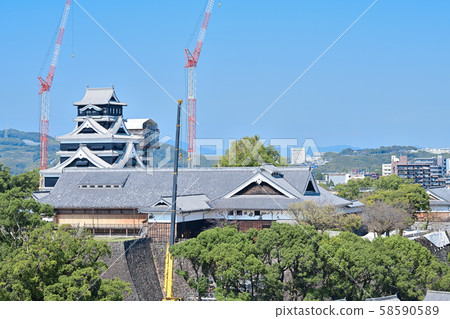 熊本城修復工程 熊本城修復工程 58590589