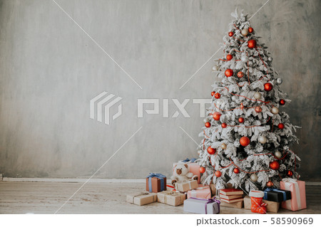 Christmas tree Garland lights new year holiday gifts white home decor Christmas tree Garland lights new year holiday gifts white home decor 58590969