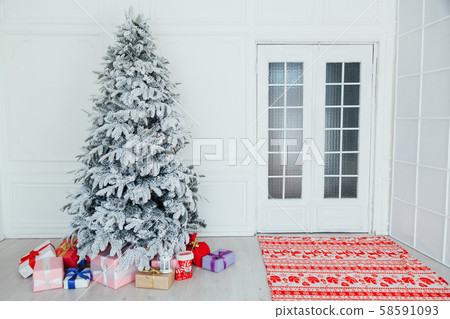 christmas interior room new year tree decoration winter holiday gifts christmas interior room new year tree decoration winter holiday gifts 58591093