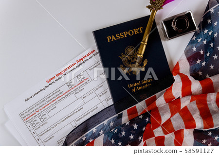American vote registration form for presidential 58591127