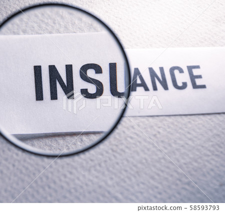 Insurance Tag label 58593793