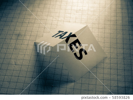 Tax Word Tag Tax Word Tag 58593826