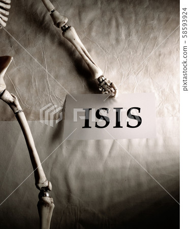 ISIS Tag with skeleton ISIS Tag with skeleton 58593924