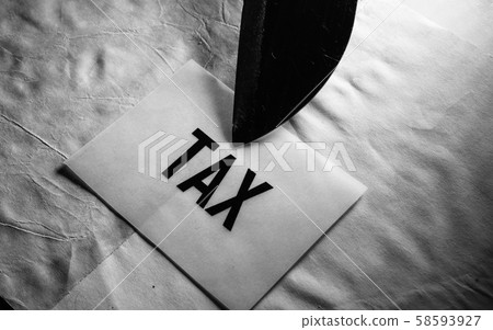 Tax Word Tag Tax Word Tag 58593927