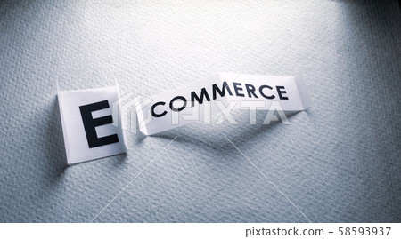 E-commerce tag label E-commerce tag label 58593937