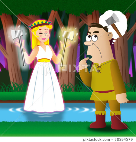 金斧和銀斧 58594579