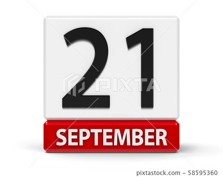 Cubes calendar 21st September 58595360