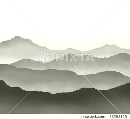 Mountain ridgeline 58598159