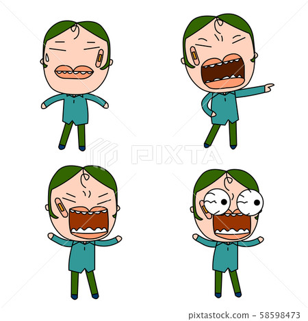 Comic Character 100SET - Stock Illustration [58598473] - PIXTA