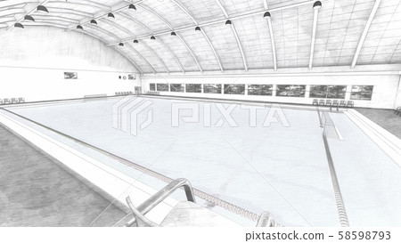 Water Polo Pool CG Match Illustration 42 58598793