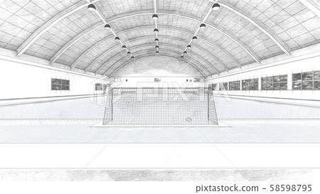 水球游泳池CG比賽插畫41 58598795