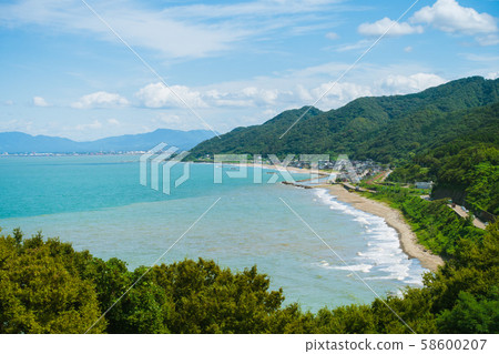 The sea in the direction of Naoetsu: Taken from the sea-view hill, Joetsu City 58600207