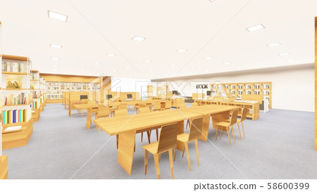 Library No People Illustration 36 Library No People Illustration 36 58600399