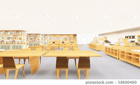 Library No People Illustration 35 Library No People Illustration 35 58600400