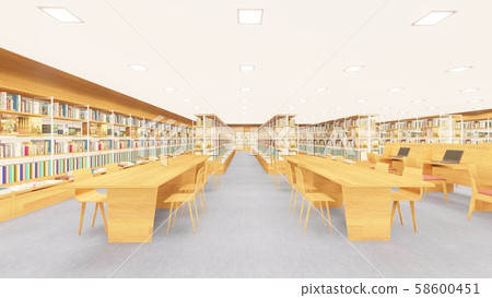 Library No People Illustration 32 Library No People Illustration 32 58600451