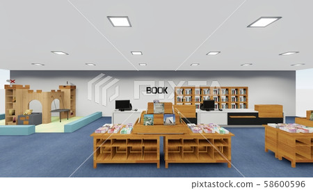 Library No People Illustration 8 58600596