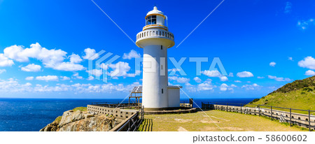 Osezaki Lighthouse Panorama [Goto City, Nagasaki Prefecture] 58600602