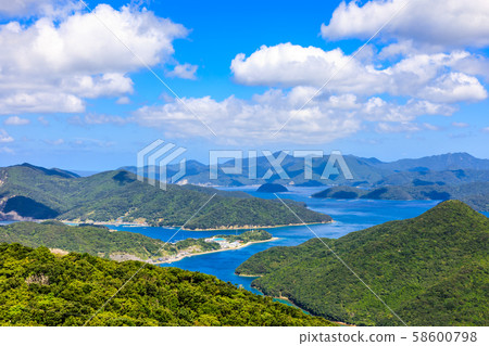 View from Osezaki Observatory [Goto City, Nagasaki Prefecture] 58600798