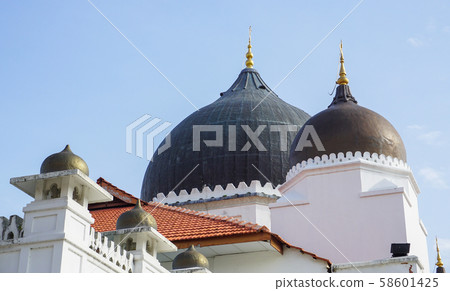 Ancient Mosque in George Town, Malaysia Ancient Mosque in George Town, Malaysia 58601425