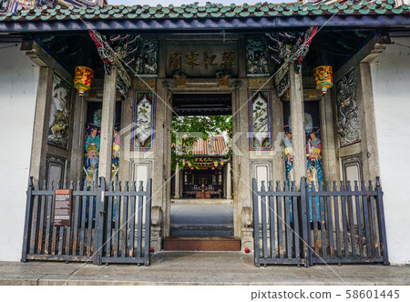 Chinese temple in George Town, Malaysia 58601445