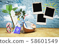 Concept travel to tropical countries Different 58601549