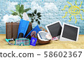 Concept travel to tropical countries Different 58602367