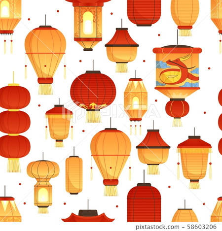 asian sky lanterns