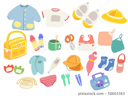 Nursery school belongings Nursery school belongings 58603363